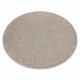 Tapis CASABLANCA LOOM cercle marron, bouclé, doux intérieur et extérieur