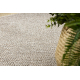 Alfombra CASABLANCA LOOM círculo marrón, lazo, suave Interior y exterior
