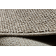 Tapis CASABLANCA LOOM cercle marron, bouclé, doux intérieur et extérieur
