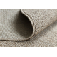 Tapis CASABLANCA LOOM cercle marron, bouclé, doux intérieur et extérieur
