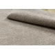 Tapis CASABLANCA LOOM cercle marron, bouclé, doux intérieur et extérieur