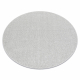 Carpet CASABLANCA LOOM circle silver, loop, soft indoor & outdoor