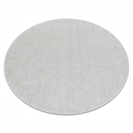 Carpet CASABLANCA LOOM circle silver, loop, soft indoor & outdoor