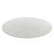 Carpet CASABLANCA LOOM circle silver, loop, soft indoor & outdoor