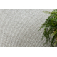 Carpet CASABLANCA LOOM circle silver, loop, soft indoor & outdoor