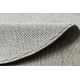 Carpet CASABLANCA LOOM circle silver, loop, soft indoor & outdoor