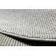 Carpet CASABLANCA LOOM circle silver, loop, soft indoor & outdoor