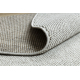 Carpet CASABLANCA LOOM circle silver, loop, soft indoor & outdoor