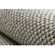 Carpet CASABLANCA LOOM circle silver, loop, soft indoor & outdoor