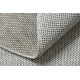 Dywan CASABLANCA LOOM koło srebrny pętelkowy, miękki indoor & outdoor