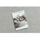 Carpet CASABLANCA LOOM circle silver, loop, soft indoor & outdoor