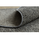 Carpet CASABLANCA LOOM circle grey, loop, soft indoor & outdoor