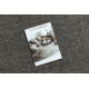 Carpet CASABLANCA LOOM circle grey, loop, soft indoor & outdoor