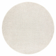 Tapijt CASABLANCA LOOM cirkel crème, lus, zacht binnen & buiten
