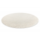 Tapis CASABLANCA LOOM cercle crème, bouclé, doux intérieur et extérieur