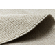 Tapis CASABLANCA LOOM cercle crème, bouclé, doux intérieur et extérieur