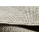 Teppich CASABLANCA LOOM Kreis creme, Schleife weich drinnen & draußen