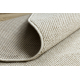 Tapis CASABLANCA LOOM cercle crème, bouclé, doux intérieur et extérieur