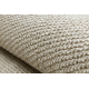 Tapis CASABLANCA LOOM cercle crème, bouclé, doux intérieur et extérieur