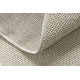 Teppich CASABLANCA LOOM Kreis creme, Schleife weich drinnen & draußen