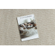 Tapis CASABLANCA LOOM cercle crème, bouclé, doux intérieur et extérieur