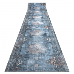 CHODNIK podgumowany DO PRANIA LOTUS ROSETTE 47050 szary