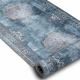 Runner anti-slip LOTUS ROSETTE 47050 grey WASHABLE