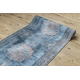 Runner anti-slip LOTUS ROSETTE 47050 grey WASHABLE