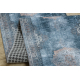 Runner anti-slip LOTUS ROSETTE 47050 grey WASHABLE