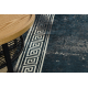 TAPIS DE COULOIR antidérapant LOTUS GRECCO 23593 graphite / gris lavable 