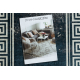 TAPIS DE COULOIR antidérapant LOTUS GRECCO 23593 graphite / gris lavable 