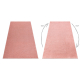 ETON PLUS tapijt poederroze, eenkleurig, uniform, effen