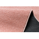ETON PLUS tapijt poederroze, eenkleurig, uniform, effen