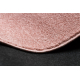 ETON PLUS tapijt poederroze, eenkleurig, uniform, effen
