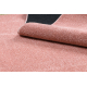 ETON PLUS tapijt poederroze, eenkleurig, uniform, effen