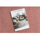 Tapis ETON PLUS rose poudré, unicolore, uniforme, uni