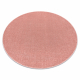 ETON PLUS circle carpet blush pink, one-color, uniform, plain