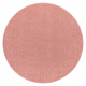 Tapete ETON PLUS círculo rosa pó, monocromático, uniforme, liso