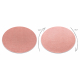 ETON PLUS circle carpet blush pink, one-color, uniform, plain
