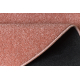 ETON PLUS Teppich Kreis Puderrosa, einfarbig, einheitlich, schlicht