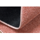 ETON PLUS Teppich Kreis Puderrosa, einfarbig, einheitlich, schlicht