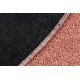 ETON PLUS Teppich Kreis Puderrosa, einfarbig, einheitlich, schlicht