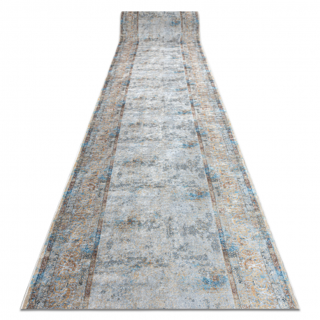 Runner anti-slip LOTUS BORDERO 95111 grey / beige WASHABLE