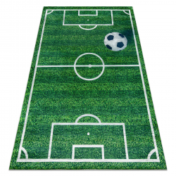 Tapis lavable BAMBINO 51760 Terrain, football pour les enfants antidérapant - vert 