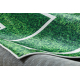 Alfombra lavable BAMBINO 51760 Cancha, futbol para niños antideslizante - verde 