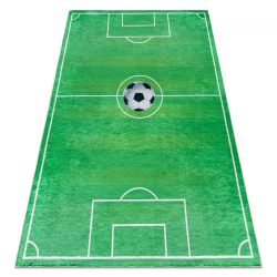 BAMBINO 9731 umývací koberec Ihrisko, futbal pre deti protišmykový - zelená 