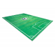 Tapis lavable BAMBINO 9731 Terrain, football pour les enfants antidérapant - vert 