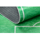 Tapis lavable BAMBINO 9731 Terrain, football pour les enfants antidérapant - vert 
