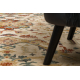 Tapis en laine POLONIA VERANO Ornement, cadre rubis clair
