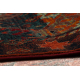 Wollteppich OMEGA AVAR Rahmen, Diamanten, orientalisch - rubin